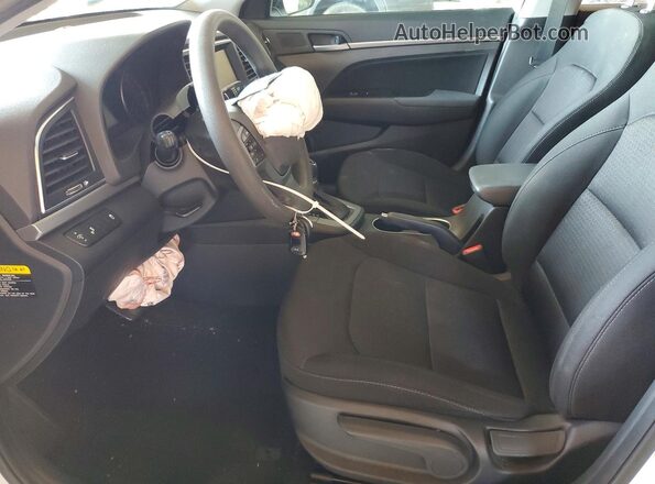 5NPD84LF6JH331865 2018 HYUNDAI ELANTRA White Widok wnętrza z przodu
