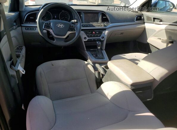 5NPD84LF6JH332689 2018 HYUNDAI ELANTRA Blue Dashboard view