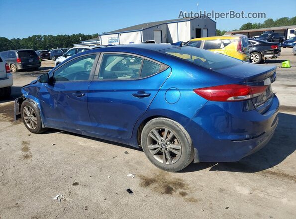 5NPD84LF6JH332689 2018 HYUNDAI ELANTRA Blue Rear left