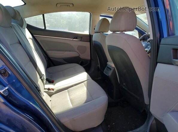 5NPD84LF6JH332689 2018 HYUNDAI ELANTRA Blue Rear seats view