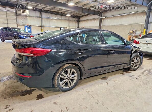 5NPD84LF6JH333390 2018 HYUNDAI ELANTRA Black Tył prawy