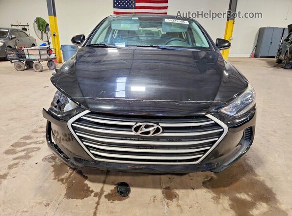5NPD84LF6JH333390 2018 HYUNDAI ELANTRA Black Widok z przodu