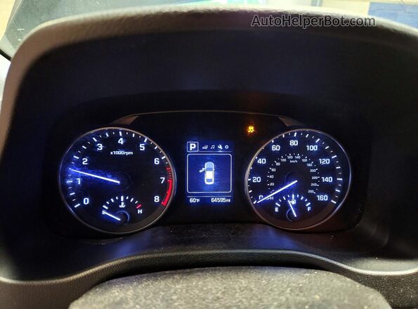 5NPD84LF6JH333390 2018 HYUNDAI ELANTRA Black Widok zestawu wskaźników