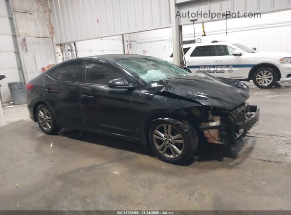 5NPD84LF6JH351209 2018 HYUNDAI ELANTRA Black Вид задньої частини салону