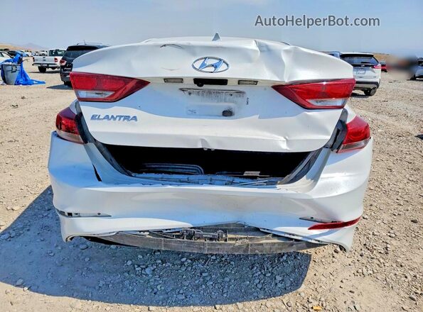 5NPD84LF6JH354000 2018 HYUNDAI ELANTRA White Հետևի տեսք