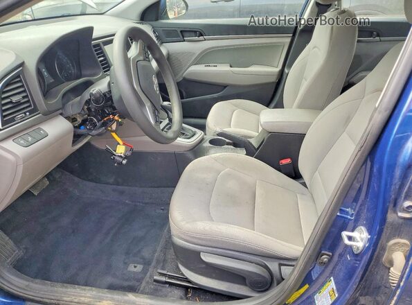 5NPD84LF6JH365384 2018 HYUNDAI ELANTRA Blue Սալոնի դիմացի տեսք