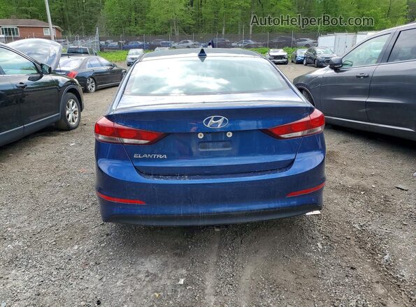 5NPD84LF6JH365384 2018 HYUNDAI ELANTRA Blue Հետևի տեսք