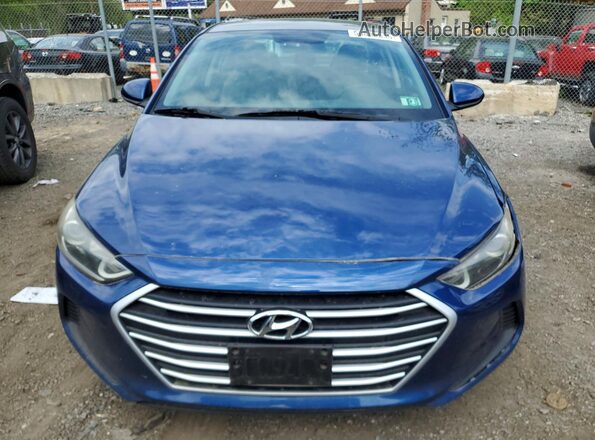 5NPD84LF6JH365384 2018 HYUNDAI ELANTRA Blue Դիմացի տեսք