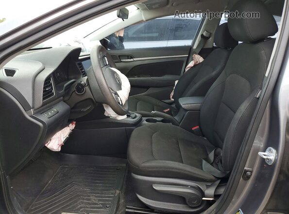 5NPD84LF6KH432051 2019 HYUNDAI ELANTRA Gray Vista interior delantera