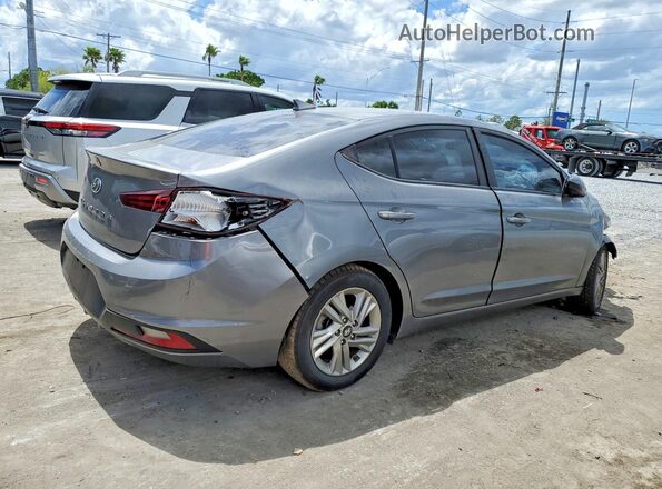 5NPD84LF6KH432051 2019 HYUNDAI ELANTRA Gray Trasero derecho