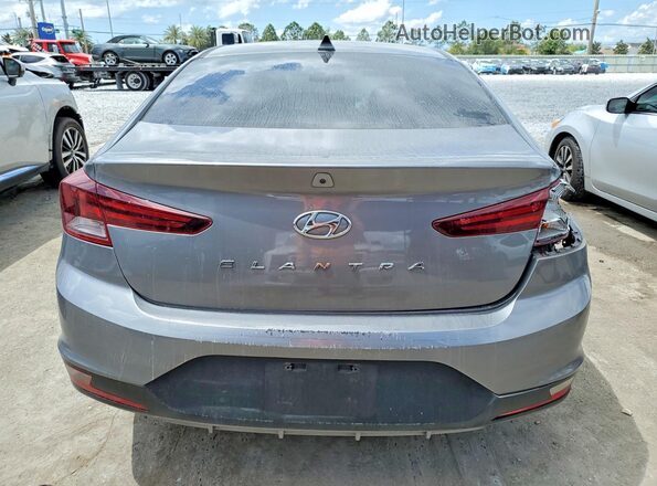 5NPD84LF6KH432051 2019 HYUNDAI ELANTRA Gray Vista trasera