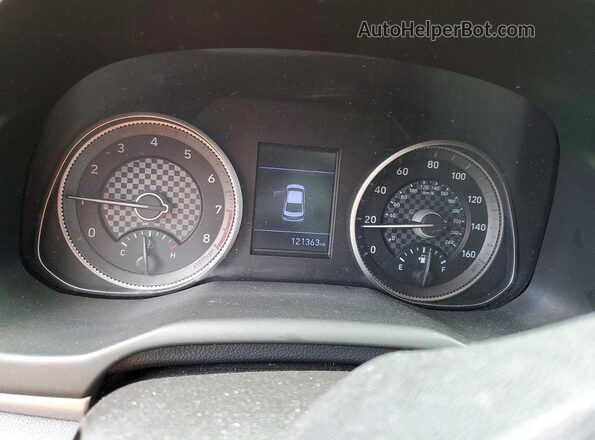 5NPD84LF6KH432051 2019 HYUNDAI ELANTRA Gray Vista del cuadro de instrumentos