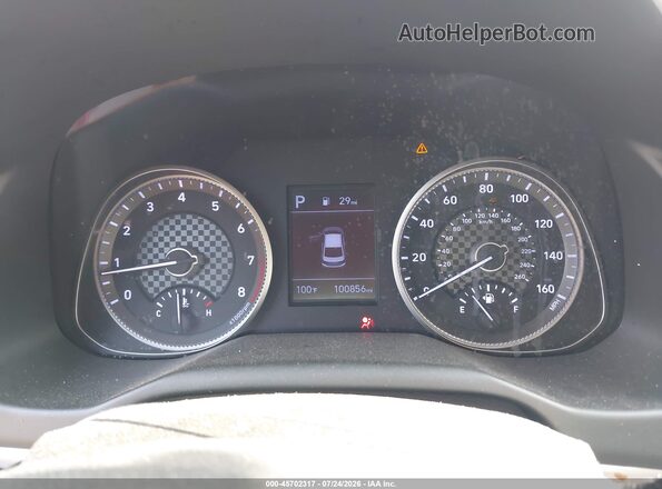 5NPD84LF6KH432891 2019 HYUNDAI ELANTRA Red Vista de los asientos traseros