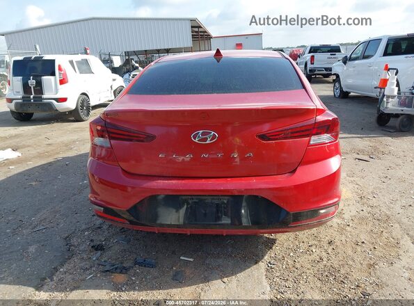 5NPD84LF6KH432891 2019 HYUNDAI ELANTRA Red 