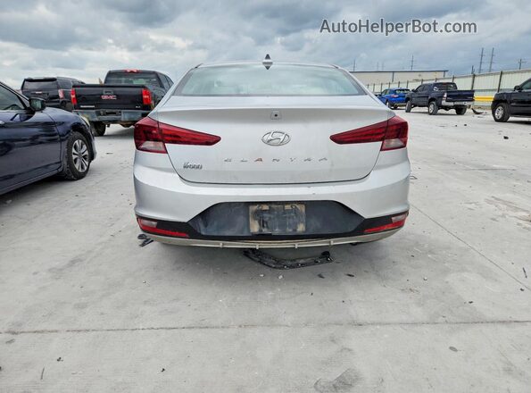 5NPD84LF6KH466619 2019 HYUNDAI ELANTRA Silver Вид ззаду