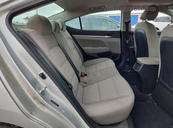 5NPD84LF6KH466619 2019 HYUNDAI ELANTRA Silver Вид задніх сидінь