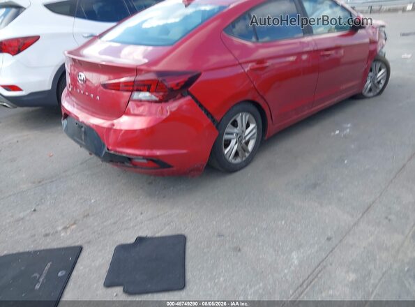 5NPD84LF6KH477507 2019 HYUNDAI ELANTRA Red უკანა მარჯვენა