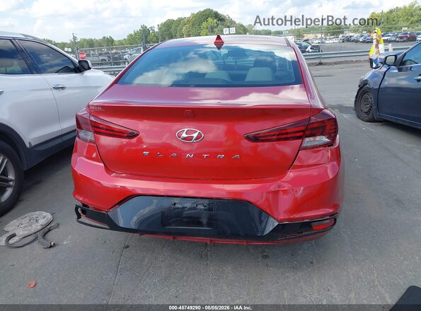 5NPD84LF6KH477507 2019 HYUNDAI ELANTRA Red 