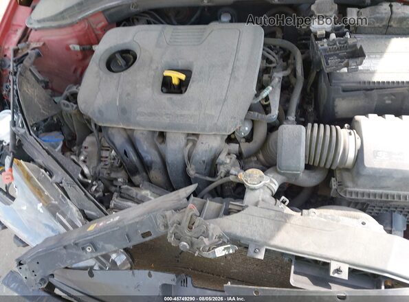 5NPD84LF6KH477507 2019 HYUNDAI ELANTRA Red უკანა ხედი