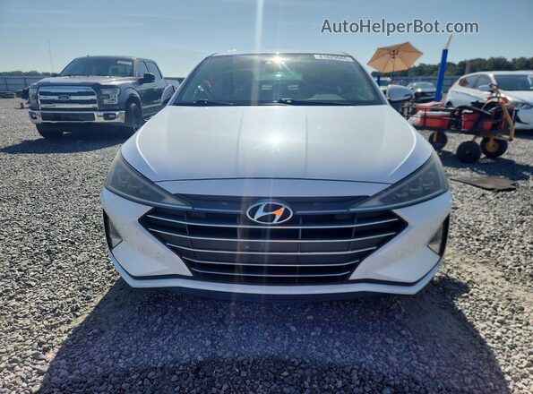 5NPD84LF6KH485610 2019 HYUNDAI ELANTRA White Դիմացի տեսք