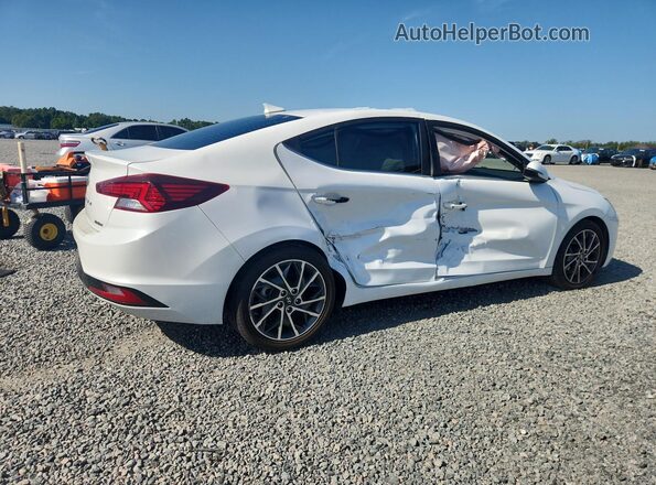 5NPD84LF6KH485610 2019 HYUNDAI ELANTRA White Հետևի աջ