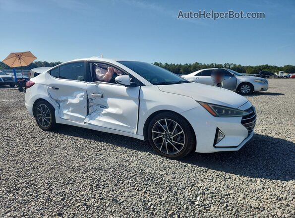5NPD84LF6KH485610 2019 HYUNDAI ELANTRA White Առջևի աջ