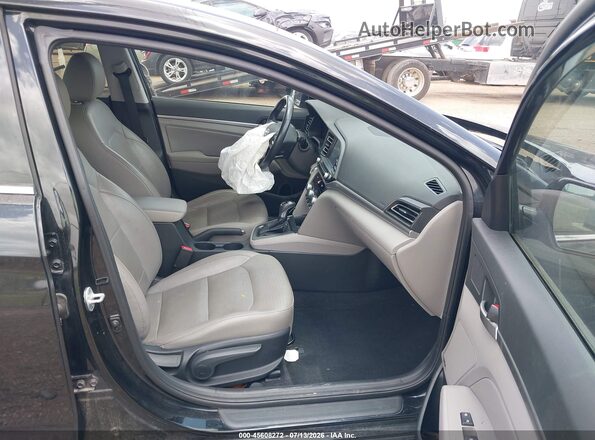 5NPD84LF6LH502360 2020 HYUNDAI ELANTRA Black Вид салону спереду