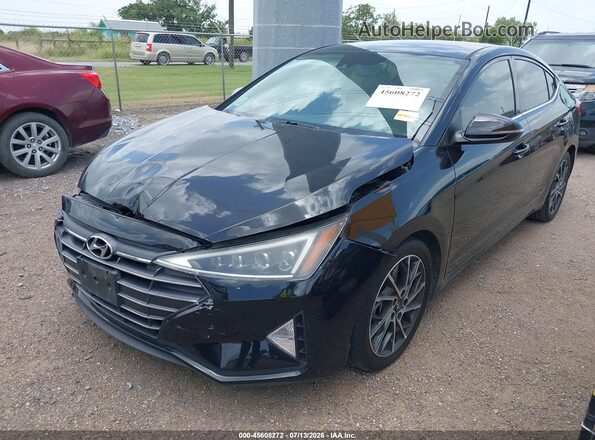 5NPD84LF6LH502360 2020 HYUNDAI ELANTRA Black Вид спереду