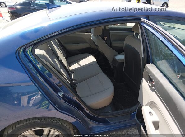 5NPD84LF6LH513679 2020 HYUNDAI ELANTRA Blue VIN კოდის სტიკერის ხედი