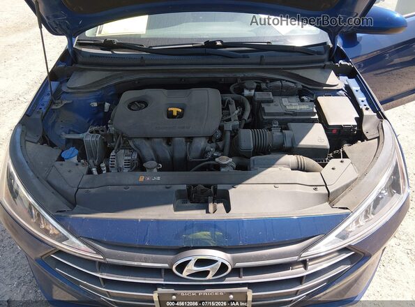 5NPD84LF6LH513679 2020 HYUNDAI ELANTRA Blue უკანა ხედი