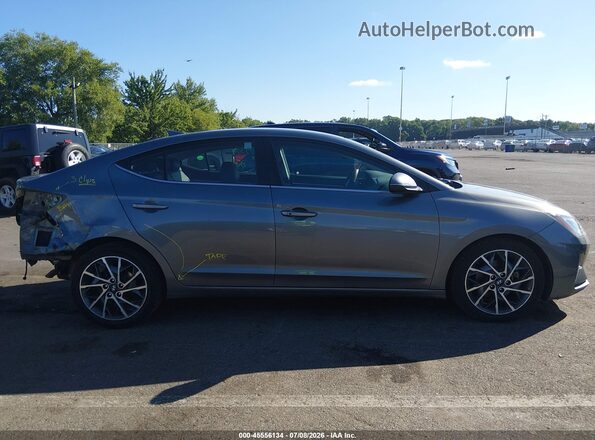 5NPD84LF6LH518879 2020 HYUNDAI ELANTRA Gray Սալոնի հետևի տեսք