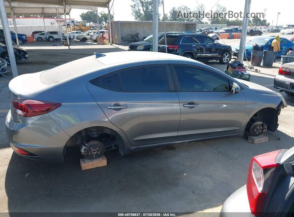 5NPD84LF6LH522706 2020 HYUNDAI ELANTRA Gray ხელსაწყოთა პანელის ხედი