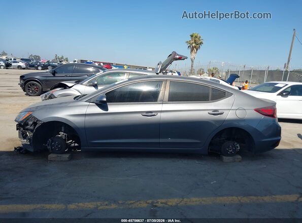 5NPD84LF6LH522706 2020 HYUNDAI ELANTRA Gray უკანა სალონის ხედი