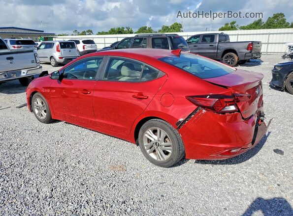 5NPD84LF6LH524701 2020 HYUNDAI ELANTRA Red Задня ліва чверть