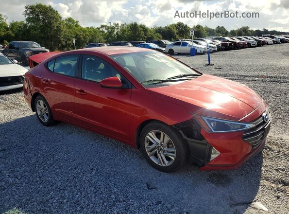5NPD84LF6LH524701 2020 HYUNDAI ELANTRA Red Передня права чверть