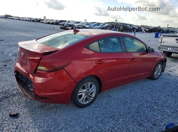 5NPD84LF6LH524701 2020 HYUNDAI ELANTRA Red Задня права чверть