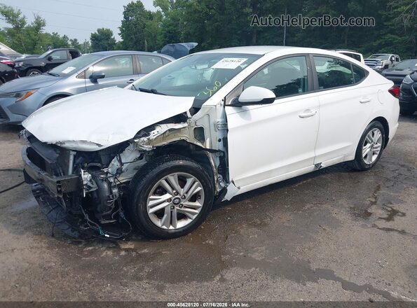 5NPD84LF6LH545905 2020 HYUNDAI ELANTRA Белый Передняя левая четверть