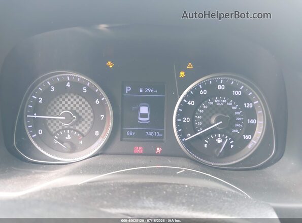 5NPD84LF6LH545905 2020 HYUNDAI ELANTRA Белый Вид задних сидений