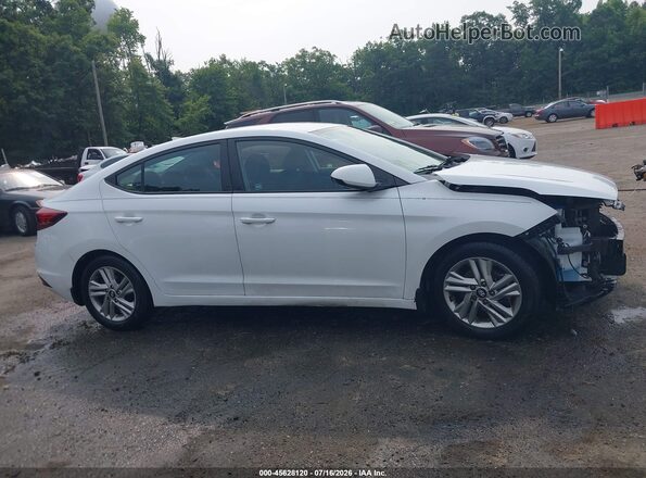 5NPD84LF6LH545905 2020 HYUNDAI ELANTRA Белый Вид задней части салона