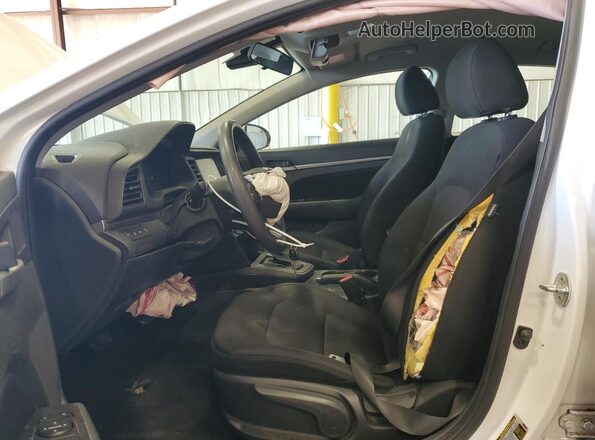 5NPD84LF6LH554250 2020 HYUNDAI ELANTRA White Front interior view