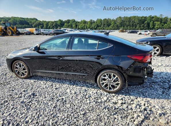 5NPD84LF6LH567869 2020 HYUNDAI ELANTRA Black უკანა მარცხენა