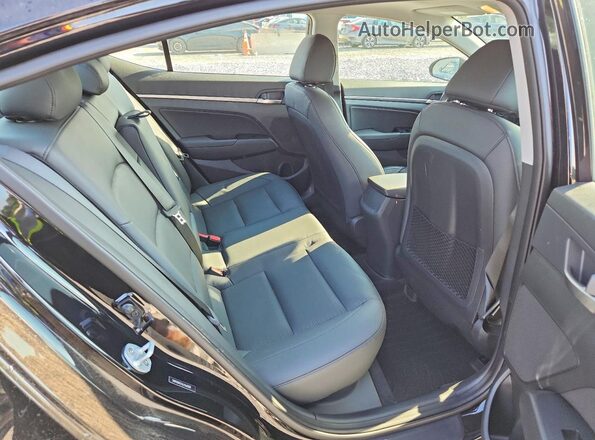5NPD84LF6LH567869 2020 HYUNDAI ELANTRA Black უკანა სავარძლების ხედი