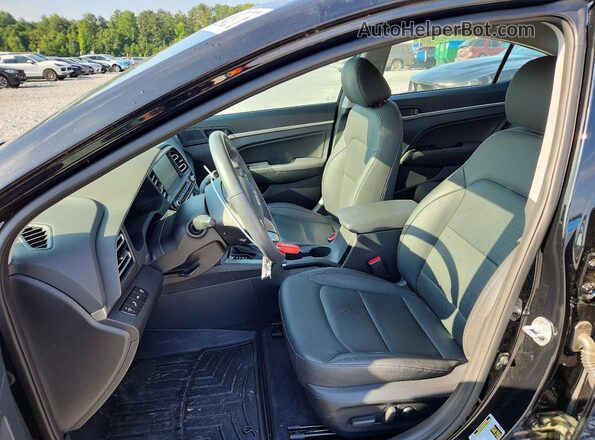 5NPD84LF6LH567869 2020 HYUNDAI ELANTRA Black წინა სალონის ხედი