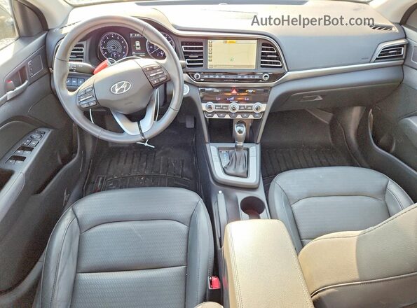 5NPD84LF6LH567869 2020 HYUNDAI ELANTRA Black წინა პანელის ხედი