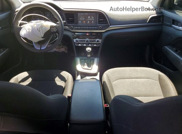 5NPD84LF6LH601132 2020 HYUNDAI ELANTRA Черный Вид панели приборов