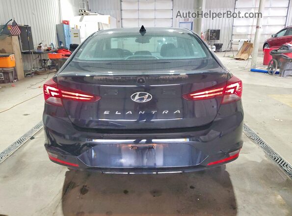 5NPD84LF6LH624717 2020 HYUNDAI ELANTRA Black Вид ззаду
