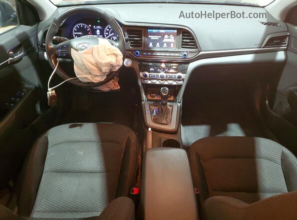 5NPD84LF6LH624717 2020 HYUNDAI ELANTRA Black Вид панелі приладів