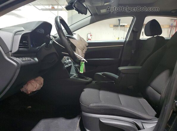 5NPD84LF6LH624717 2020 HYUNDAI ELANTRA Black Вид салону спереду