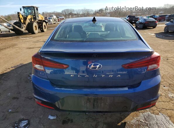 5NPD84LF6LH627519 2020 HYUNDAI ELANTRA Blue Rear view