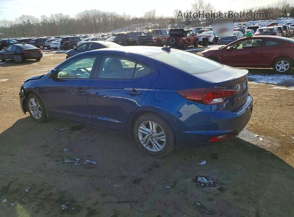 5NPD84LF6LH627519 2020 HYUNDAI ELANTRA Blue Rear left
